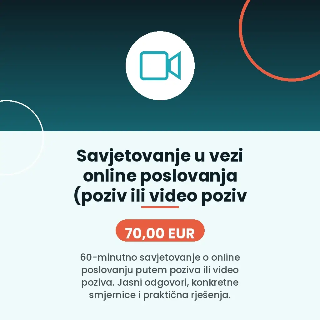 Savjetovanje u vezi online poslovanja