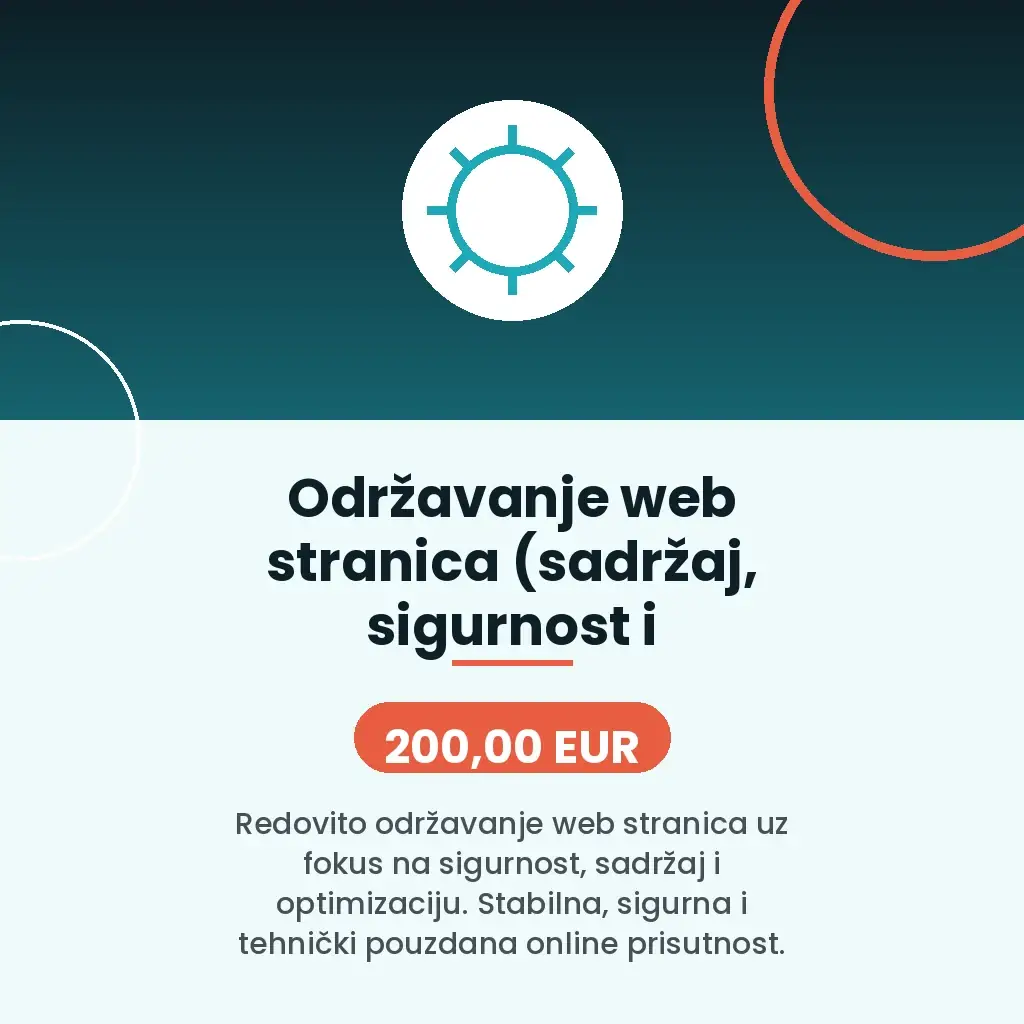 Održavanje web stranica
